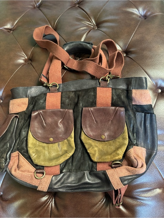 We The Free (Free People) Other - Unisex Multicolor Convertible Leather Bag